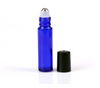 10ml Blue Glass Roller Bottle for Essential Oils | Refillable Roll On Bottle with Stainless Steel Ball