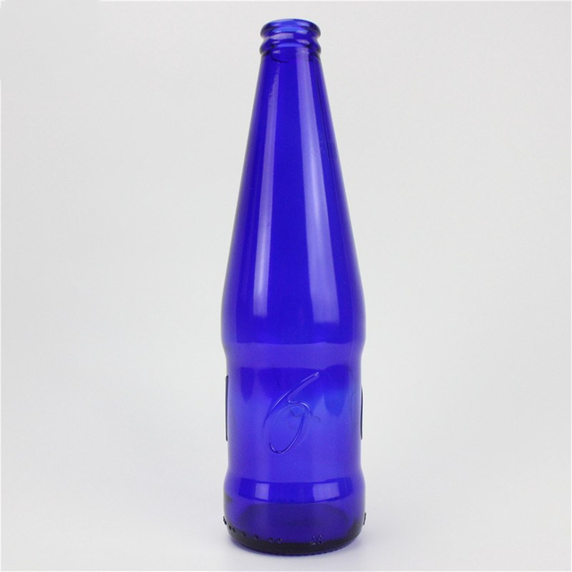 Custom Contour 330ml Blue Beer Bottles – Bespoke Embossed Glass Brewery Packaging