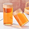 TimberSeal Artisan Jars: 180ml-750ml Honey & Jam Jars with Woodgrain Lids