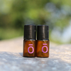 Wholesale 2ml Amber Glass Sample Rollers - Gold Logo Customizable Mini Roller Bottles