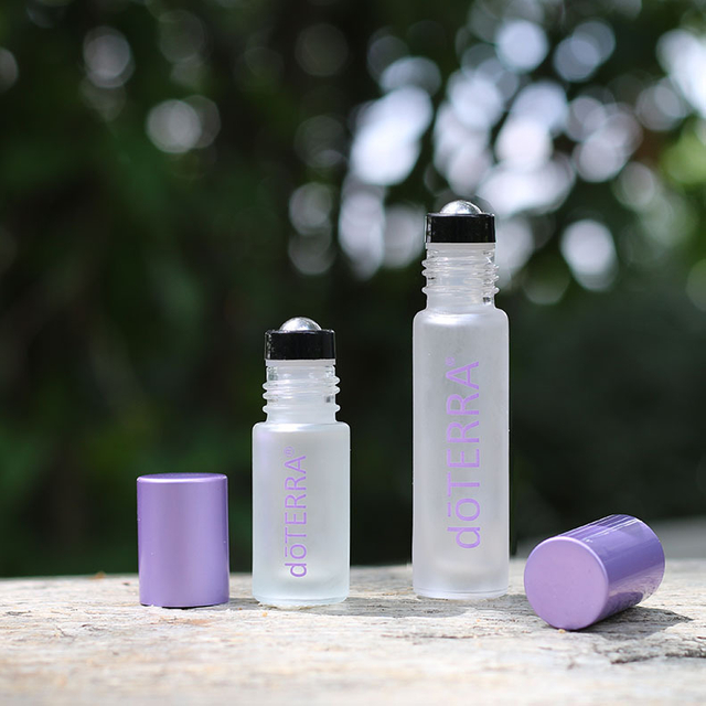 Mini Rollers 5ml & 10ml Frosted Glass Bottles with Logos