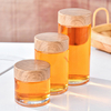 TimberSeal Artisan Jars: 180ml-750ml Honey & Jam Jars with Woodgrain Lids