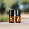 Wholesale 2ml Amber Glass Sample Rollers - Gold Logo Customizable Mini Roller Bottles