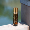 Wholesale Fortune Cat Gold-Stamped Glass Roller Bottles - 10ml Luxury Essential Oil Applicators