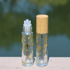 Wholesale Fortune Cat Gold-Stamped Glass Roller Bottles - 10ml Luxury Essential Oil Applicators