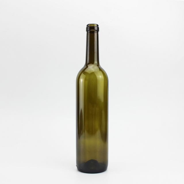 Bordeaux 750ML Dark Green Wine Glass Bottle Factory Directly Price