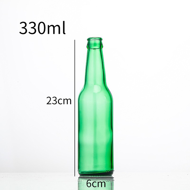 330ml Green Glass Bottle