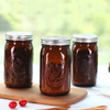 AmberSeal Wide-Mouth Glass Jar - 32oz