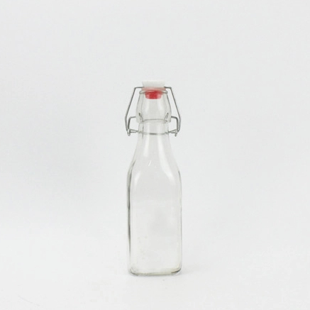 50ml Clear Mini Beer Square Bottle