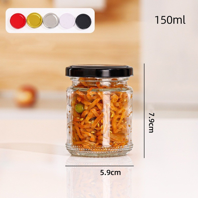 150ml Glass Jar Round Shape Welcome Custom Mold