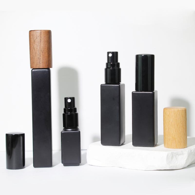 3ml/5ml/10ml Refillable Square Glass Perfume Bottle