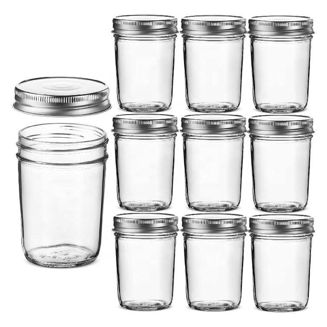 Premium Wide-Opening Glass Jarrs 250ml