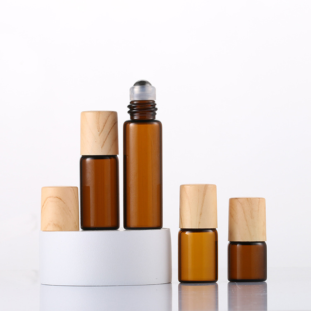 Wholesale Precision Mini Glass Rollers - Dual-Format Sample System (1ml-3ml, Clear/Amber)