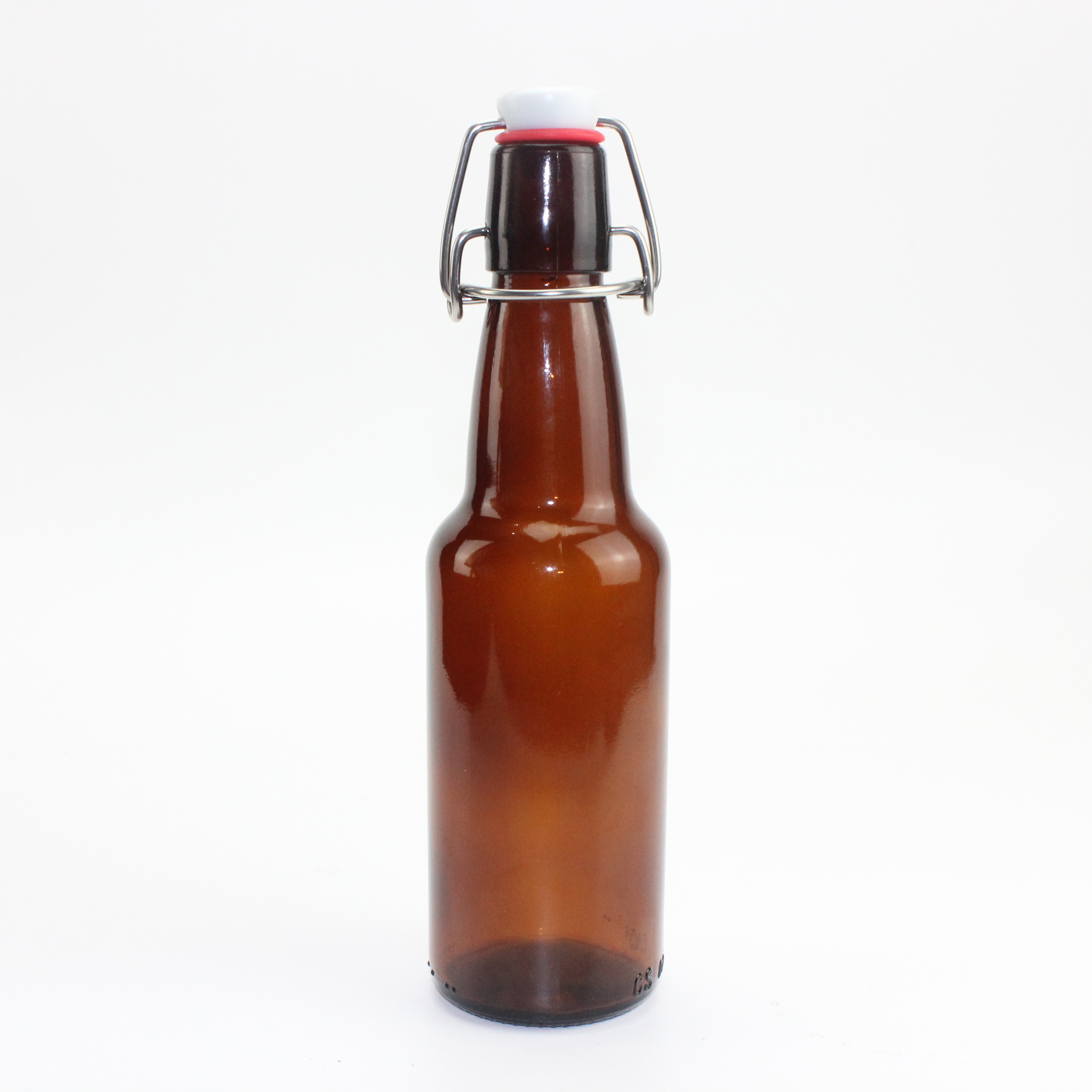 Brown 330ML Beer Glass Bottle With Swing Top