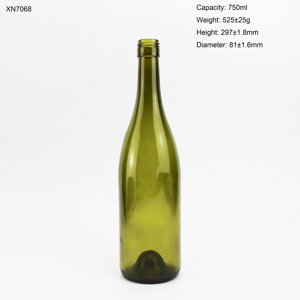 In Stock 750ML Wine Glass Bottle Screw Top