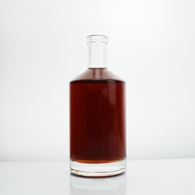 750ml Round Whiskey Glass Bottle Round Wholesale Price