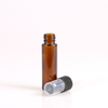10ml Brown Glass Refillable Perfume Sample Spray Bottle - Clear Cap