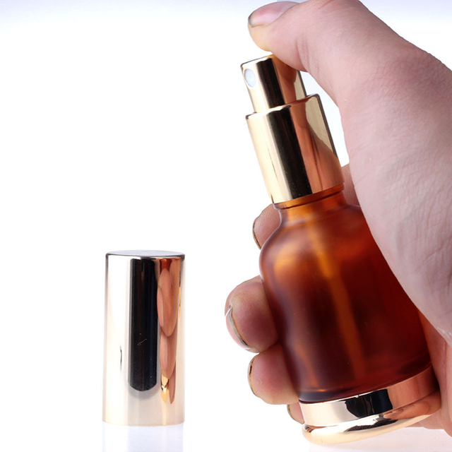 Wholesale FoundationGrip Elite Sprayers - 30ml Heavy-Base Glass Bottles with Custom Logos