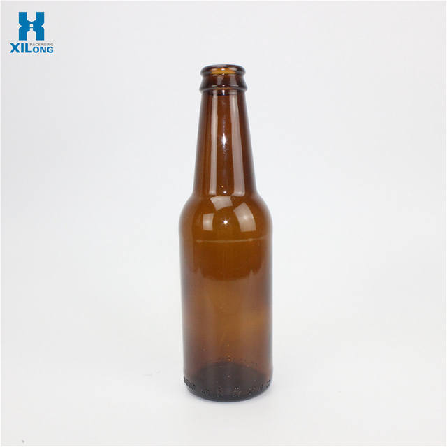 Neck Label Area 250ml Amber Craft Beer Bottle