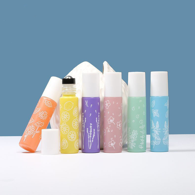 10ml Refillable Glass Roller Bottle for Perfume & Essential Oils | Roll On Bottle with Ball