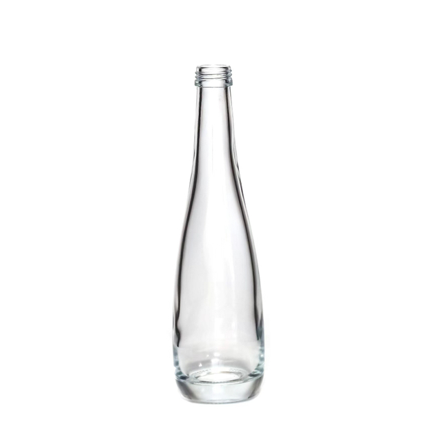 750ml Clear Glass Water Bottle with Leak-Proof Lid