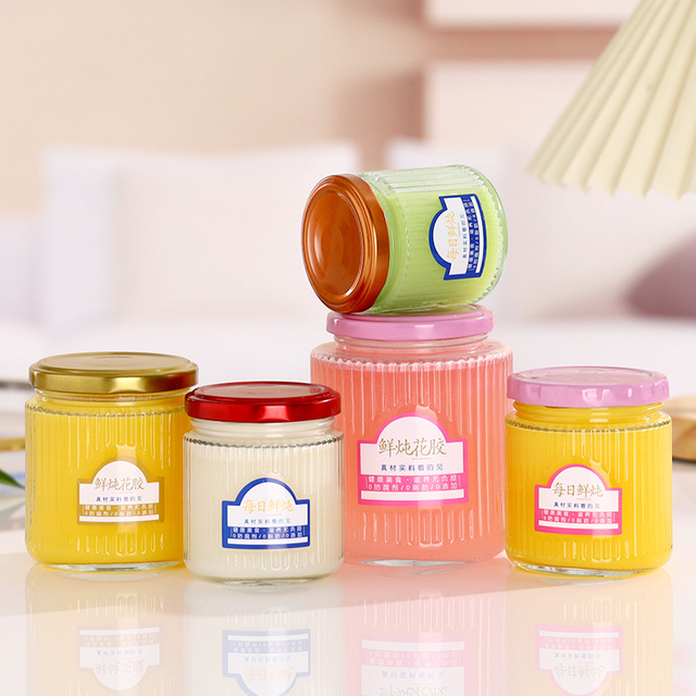 Homestead Vertical-Groove Kitchen Glass Jars
