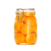 500ml-1500ml Vertical-Groove Snap-Seal Glass Jars
