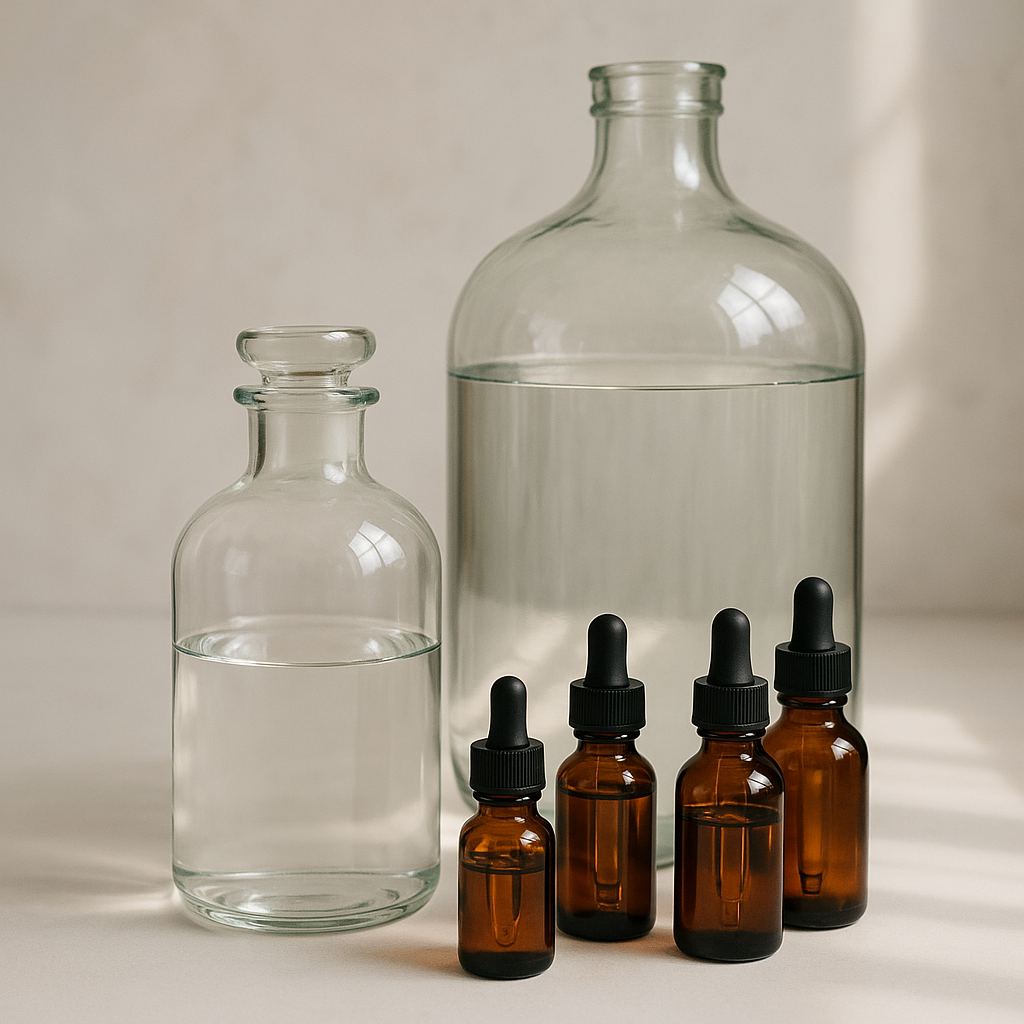 The 7-Point Guide to Choosing Glass Bottles in 2025: From 5 Gallon Jugs to Droppers