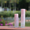 Wholesale 5ml 10ml Charming Heart-Shaped Pink Glass Roller Bottles