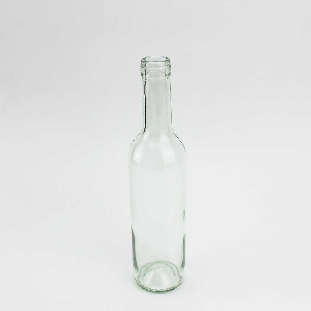 High Grade Bordeaux 500ML Transparent Clear Wine Glass Bottle