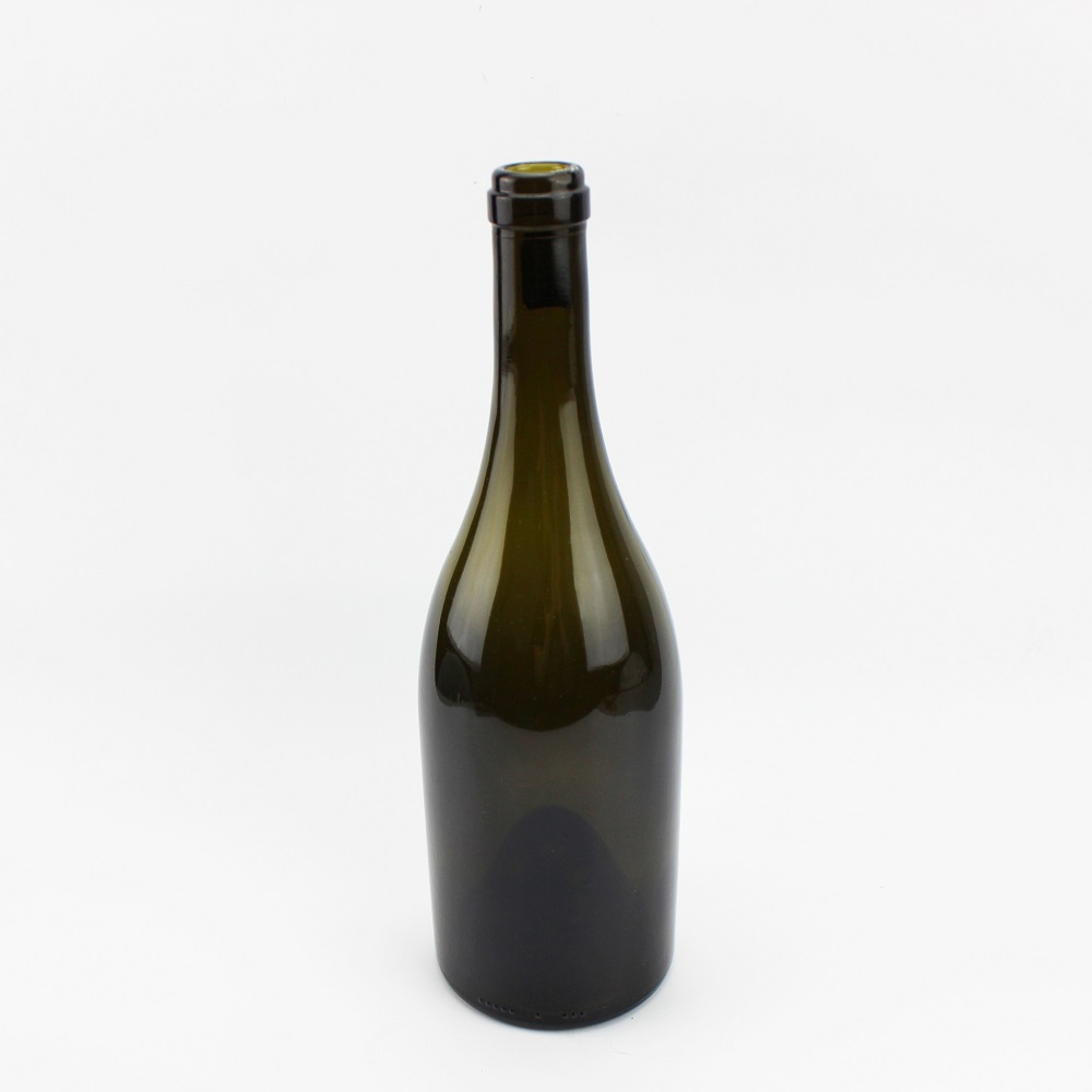 750ml Burgundy Wine Bottle Dark Green For Winery