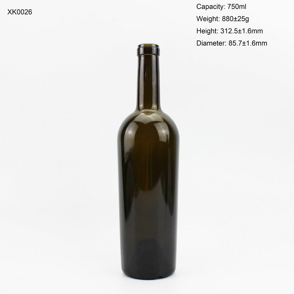 Bordeaux 750ml Glass Wine Bottle Wholesale