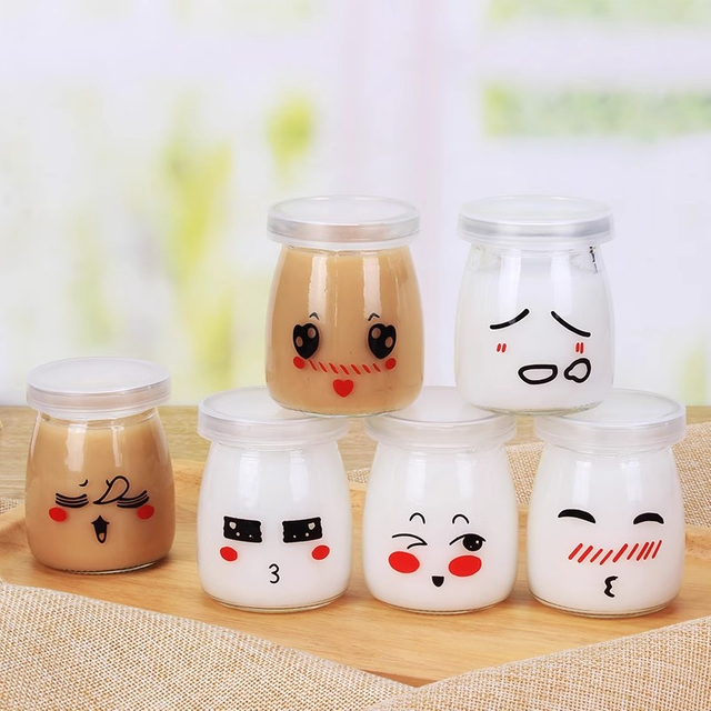 PuddingPot Wide-Mouth Dessert Glass Jars