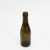 In Stock 187ml Burgundy Screw Top Olive Green Wine Glass Bottle